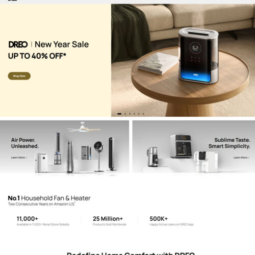 2-in-1 tower fan & heater _ DREO