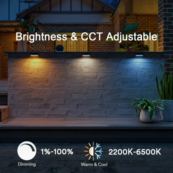 retaining wall light _ Lumary Smart