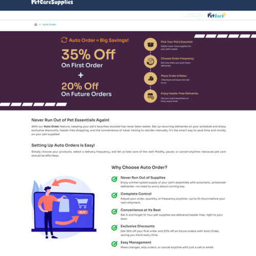 35% off on first order _ Pet Care Supplies