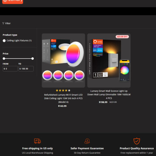 50% off promotion items _ Lumary Smart