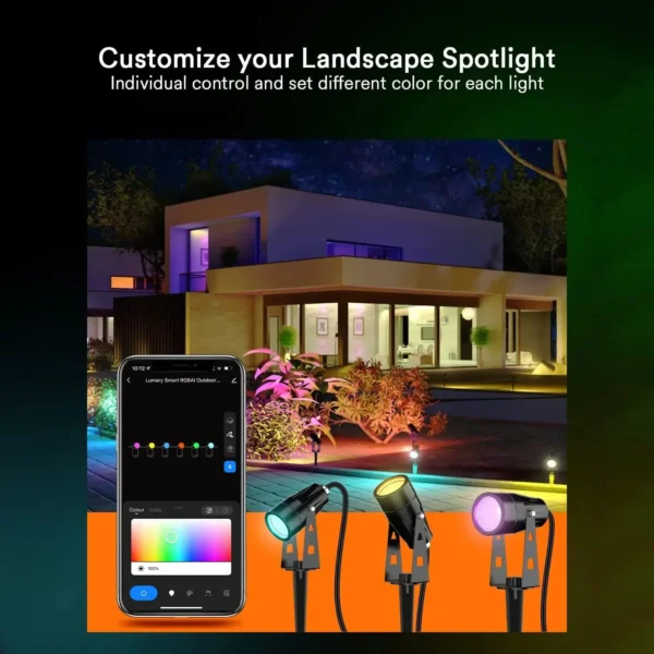 LED outdoor landscape lights _ Lumary Smart