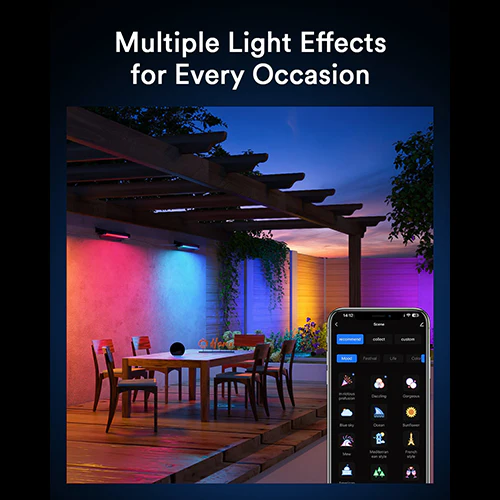 RGBAI smart outdoor lights bar _ Lumary Smart