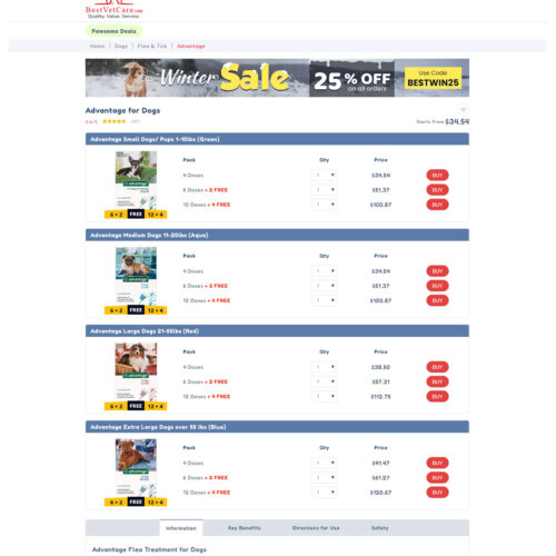 Advantage Flea control for dogs _ Best Vet Care