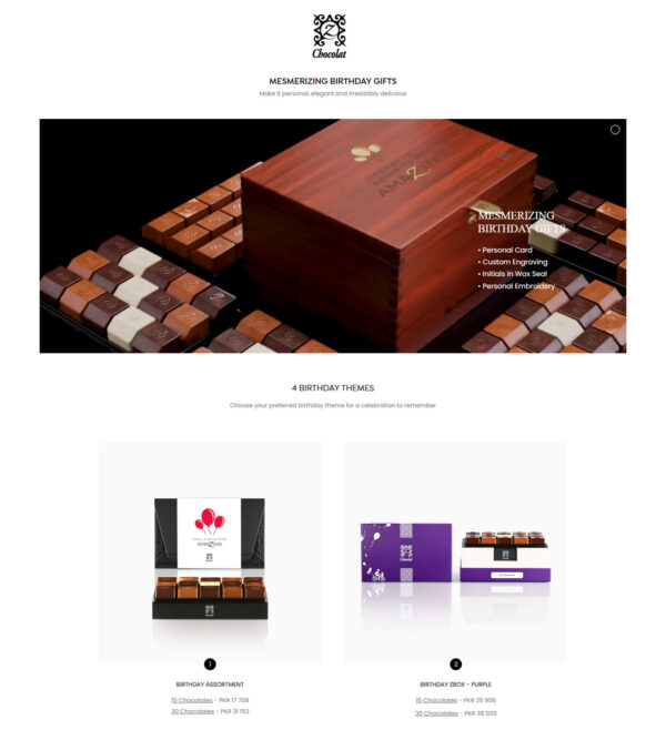 Birthday gifts _ Z Chocolat
