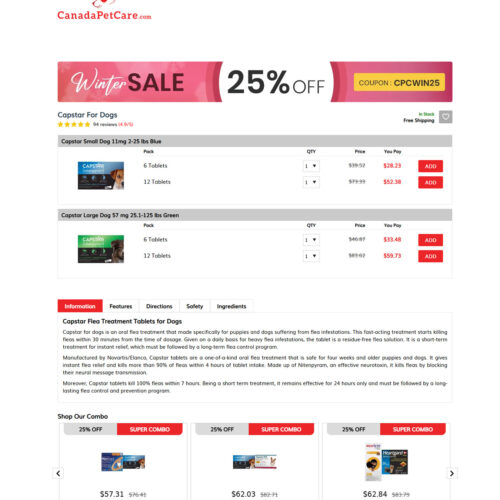 Capstar for dogs _ Canada Pet Care Capstar for dogs _ Canada Pet Care