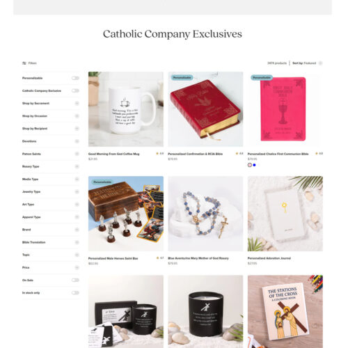 Catholic company exclusives _ Catholic Company