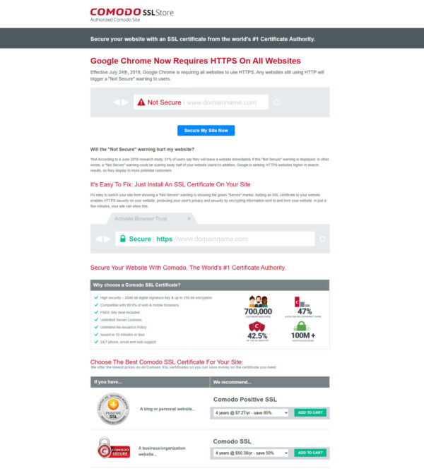 Comodo SSL store _ SSL Store