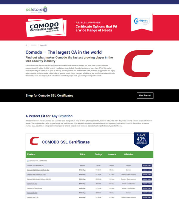 Comodo _ SSL Store
