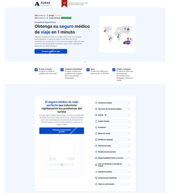 ES landing page _ Auras Insurance