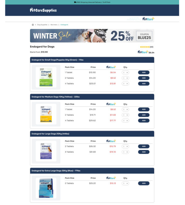 Endogard for dogs _ Pet Care Supplies Endogard for dogs _ Pet Care Supplies