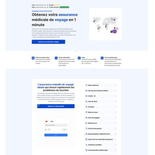 FR landing page _ Auras Insurance