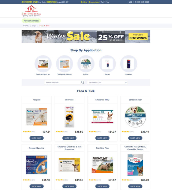 Flea & Tick treatment for dogs _ Best Vet Care