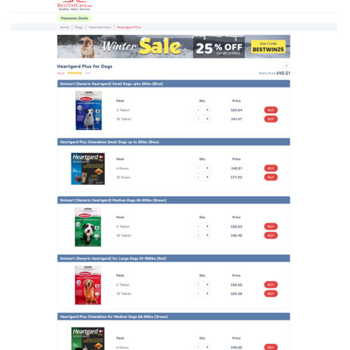 Heartgard plus for dogs _ Best Vet Care