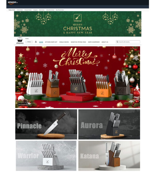 Imarku professional kitchen knives _ Amazon