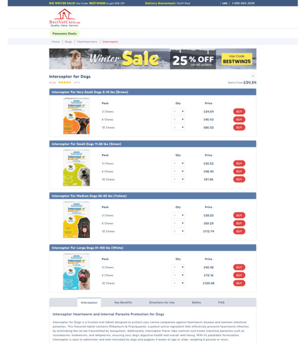 Interceptor for Dogs _ Best Vet Care