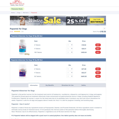 Popantel for dogs _ Best Vet Care Popantel for dogs _ Best Vet Care