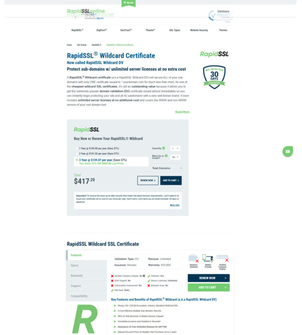 Rapid SSL Wildcard certificate _ SSL Store