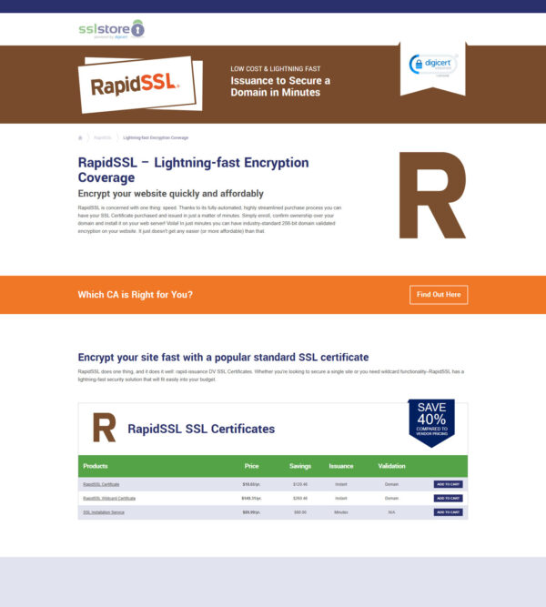 Rapid SSL _ SSL Store