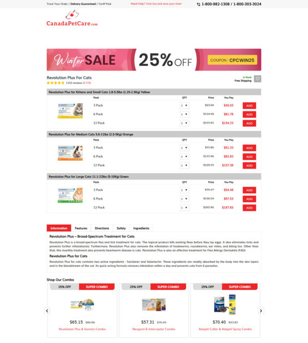 Revolution Plus for cats _ Canada Pet Care