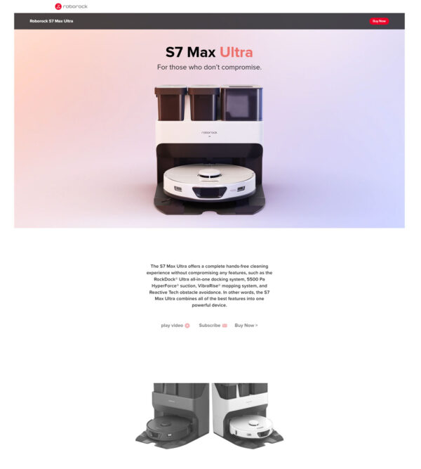 S7 Max Ultra vacuum cleaner _ Roborock