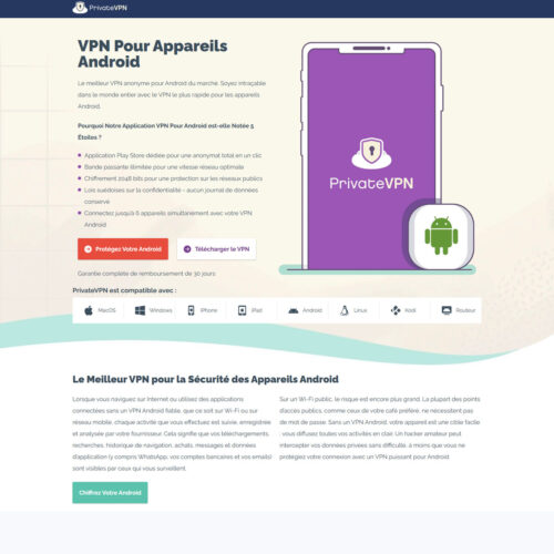 VPN Android FR _ PrivateVPN