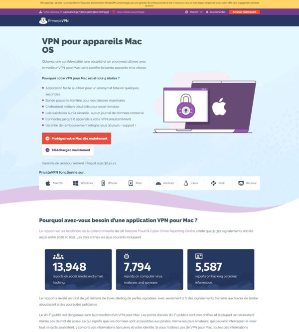 VPN Mac FR _ PrivateVPN VPN Mac FR _ PrivateVPN