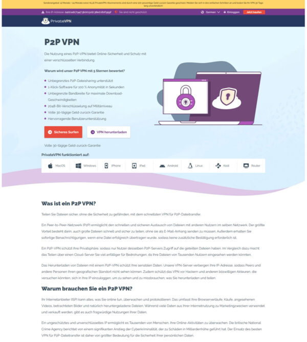 VPN Torrenting DE _ PrivateVPN