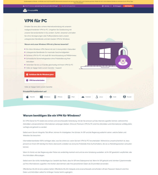 VPN for Windows DE _ PrivateVPN VPN for Windows DE _ PrivateVPN