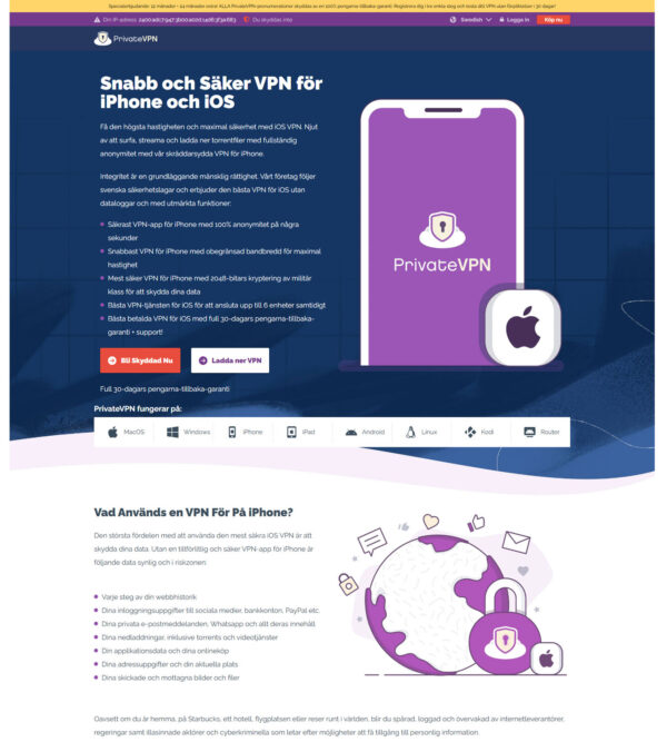 VPN iOS SV _ PrivateVPN