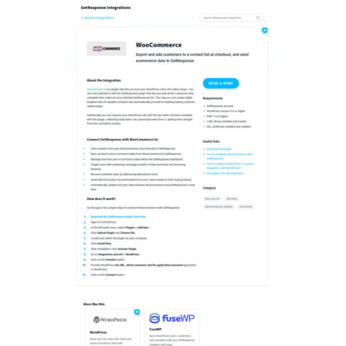 WooCommerce integration _ GetResponse Inc.