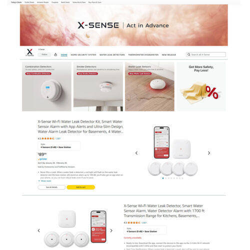 X-Sense detectors _ Amazon X-Sense detectors _ Amazon