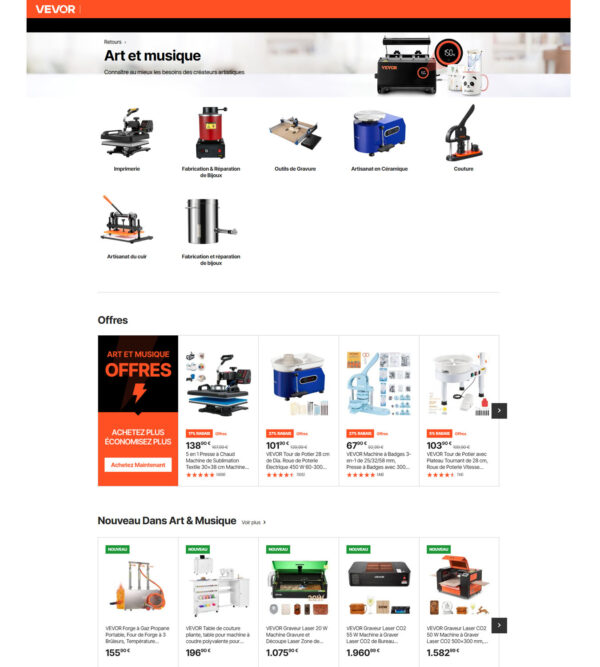 art et musique _ French Vevor