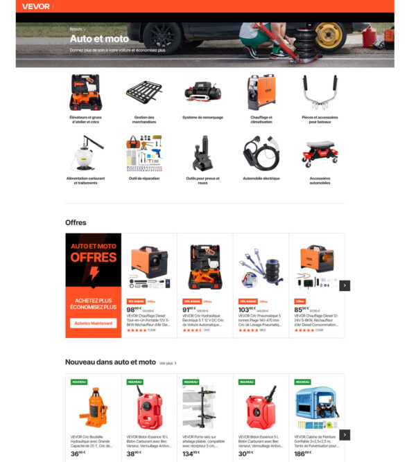 auto et moto _ French Vevor