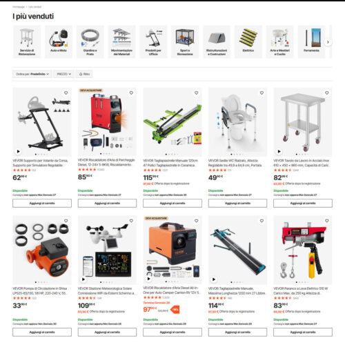 best sellers IT items _ French Vevor