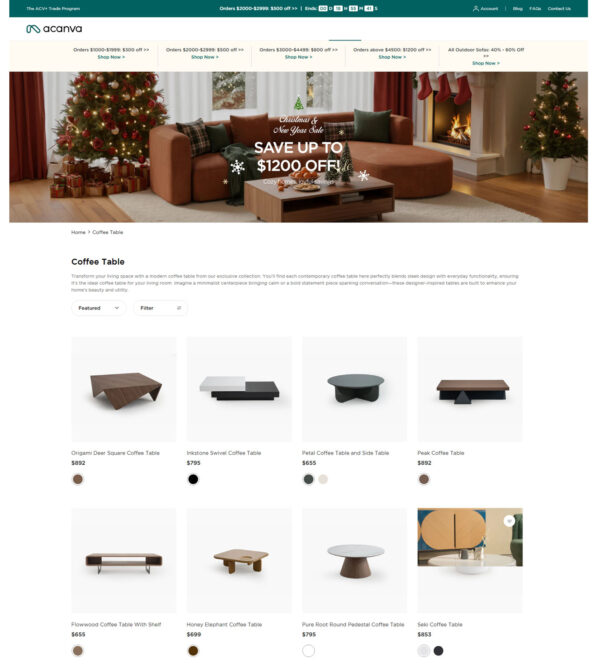 coffee table _ Acanva