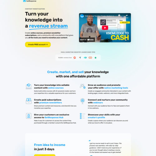 content monetization _ GetResponse Inc. content monetization _ GetResponse Inc.