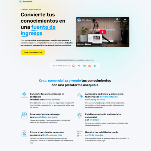 content monetization – ES _ GetResponse Inc. content monetization – ES _ GetResponse Inc.