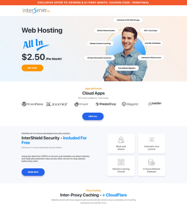fast reliable and cheap web hosting service _ Inter Services