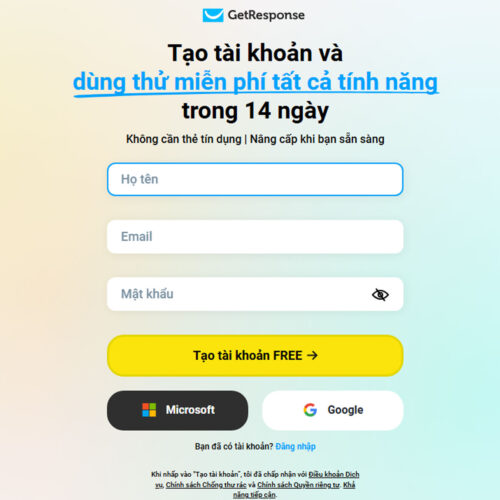 free trial - Vietnam version _ GetResponse Inc. free trial - Vietnam version _ GetResponse Inc.