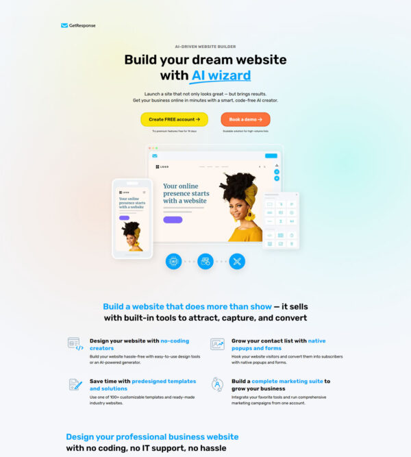 free web domain _ GetResponse Inc.