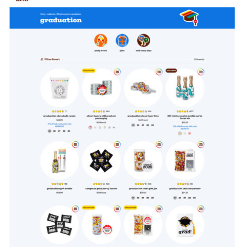 graduation gifts _ M & M’s graduation gifts _ M & M’s