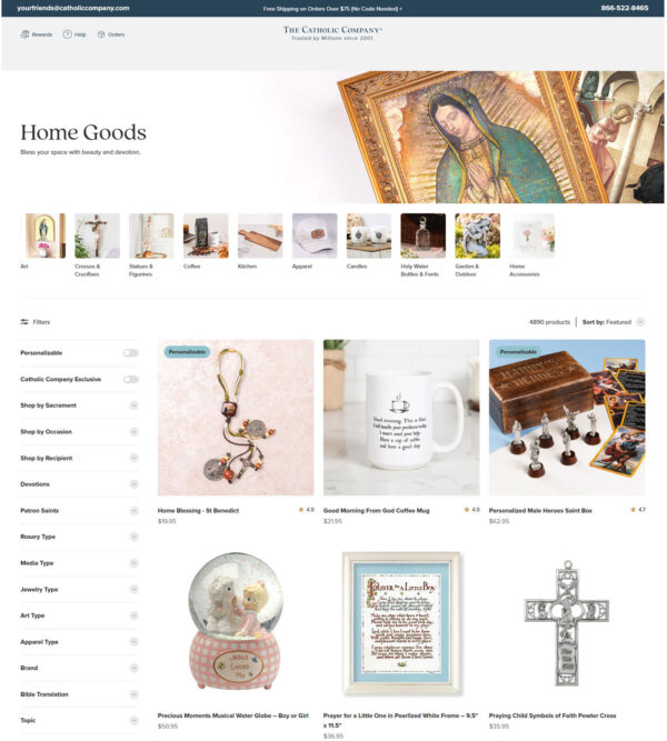 home goods _ Catholic Company