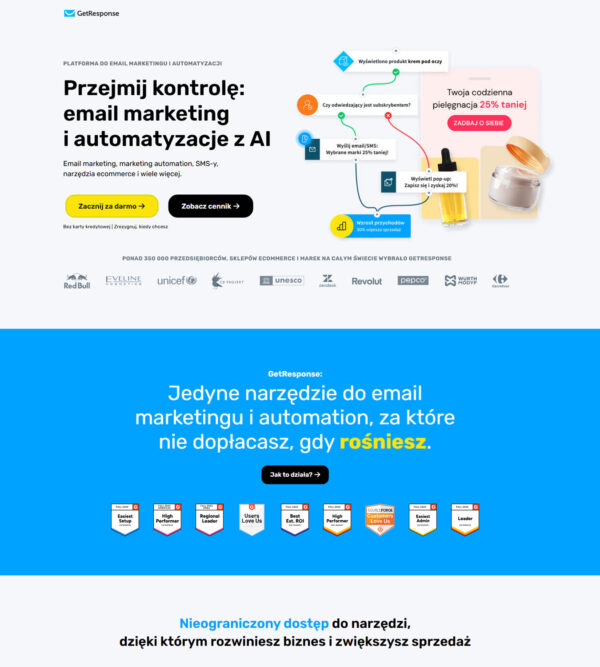 home page - Polish version _ GetResponse Inc.