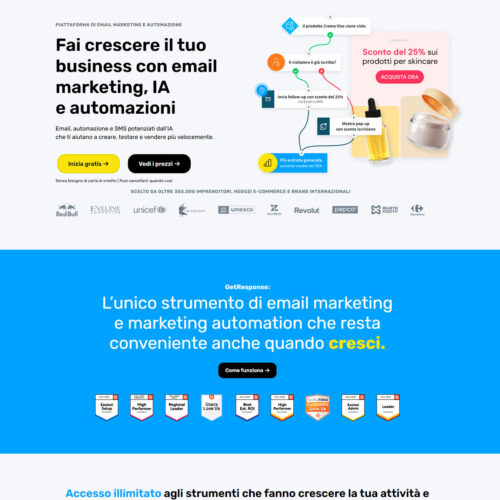 home page – Italian version _ GetResponse Inc. home page – Italian version _ GetResponse Inc.