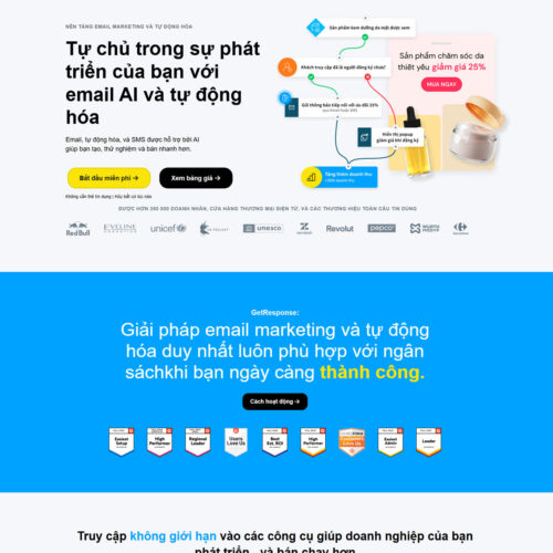 home page – Vietnam version _ GetResponse Inc. home page – Vietnam version _ GetResponse Inc.