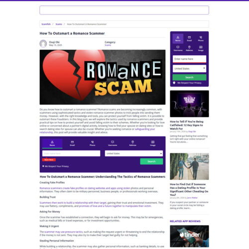 how to outsmart a romance scammer _ Social Catfish