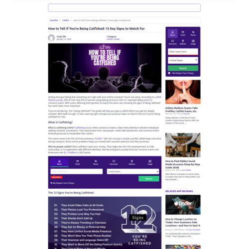 how to tell if you are being Catfished _ Social Catfish