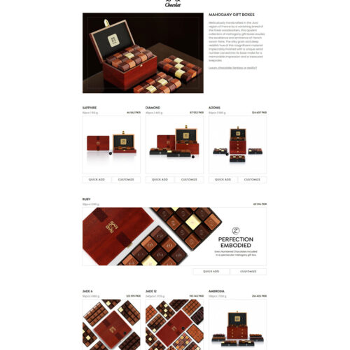 mahogany gift boxes _ Z Chocolat mahogany gift boxes _ Z Chocolat