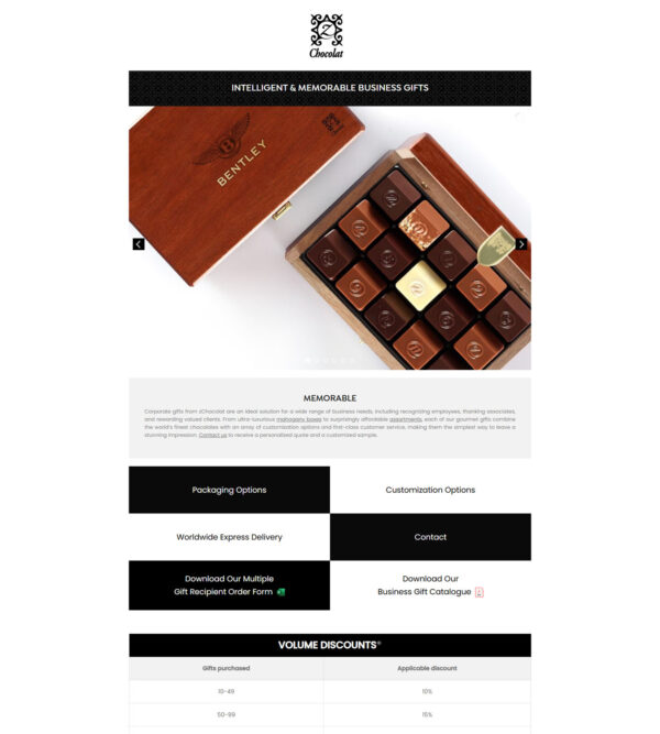 memorable business gifts _ Z Chocolat