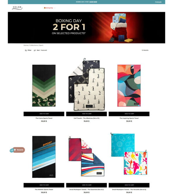 microfiber sport collection _ Solem